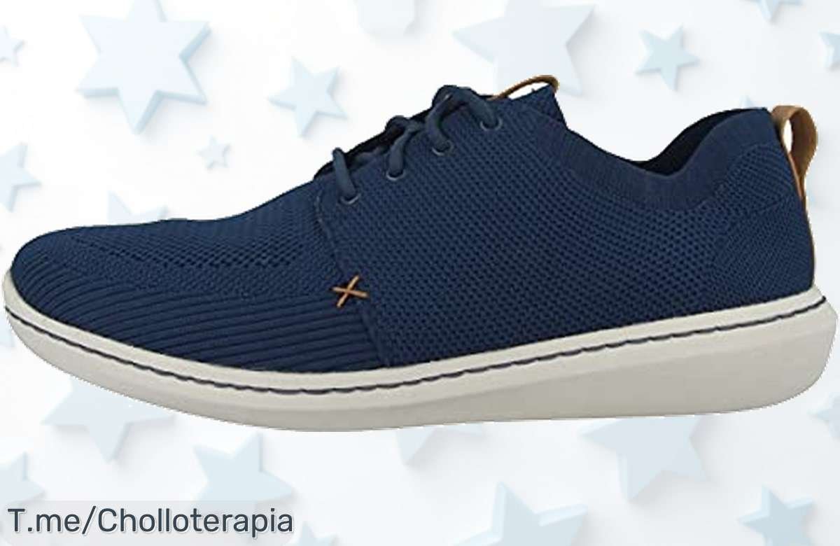 Clarks Step Urban Mix azul navy talla 44 suela ultraligera que cuida tus pies a un precio loco y descuento brutal corre ya este ofertón nunca visto se agota pronto