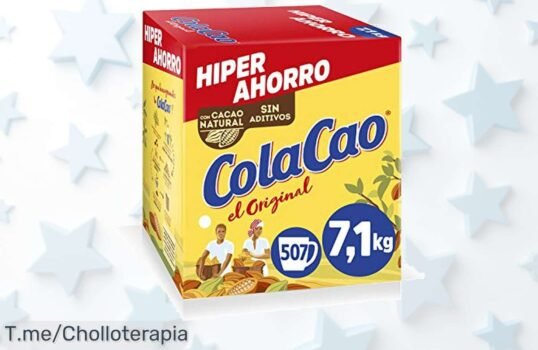 ColaCao Original mega bote con cacao puro y grumitos irresistibles descuento brutal nunca visto disfruta este precio loco de ganga ¡corre que la oferta es limitada!