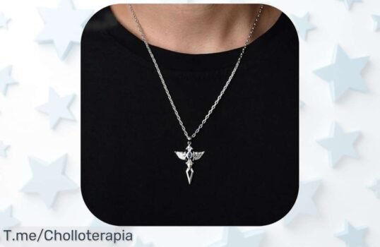 Collar cruz súper resistente de acero inoxidable con diseño atemporal aprovecha este ofertón nunca visto en precio loco solo por tiempo limitado actúa ya