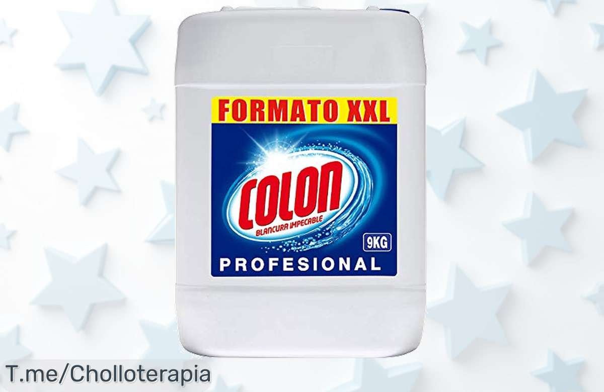 Colon gel 9 kg con 134 dosis elimina manchas difíciles en agua fría y deja tu ropa como nueva a un precio loco nunca visto ¡ofertón limitado que se va volando!