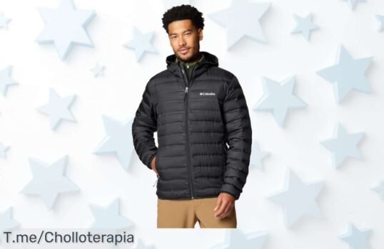 Columbia chaqueta de plumón Lake 22 II con capucha oferta limitada precio loco y repelente al agua para calorazo nunca visto corre que vuelan estas gangas