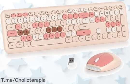Combo inalámbrico teclado y ratón con silencio total y batería duradera precio de ganga nunca visto aprovecha este ofertón limitado antes que desaparezca