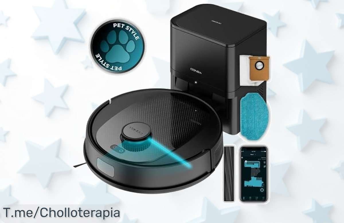 Conga 7690 con succión brutal de 5000 Pa y base autovaciado el super chollo que barre aspira friega y pasa la mopa no pierdas este ofertón único precio loco por tiempo limitado actúa ya