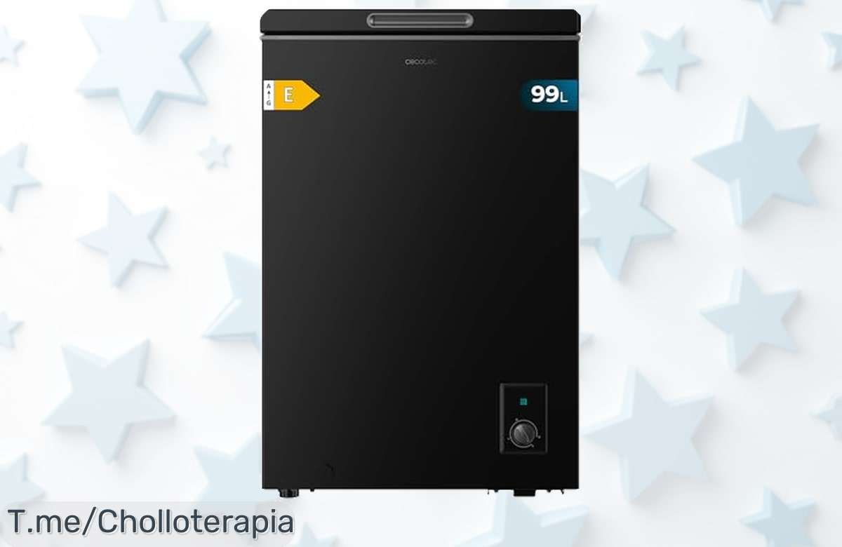 Congelador Cecotec 99L con modo rápido y bloqueo infantil perfecto para frescura total precio loco en oferta limitada corre que vuela este descuento brutal jamás visto