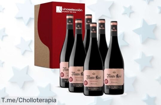 Consigue 6 botellas Monte Real Gran Reserva intenso sabor que enamora con un descuento brutal solo por tiempo limitado este super chollo es un precio loco ¡aprovecha ya!