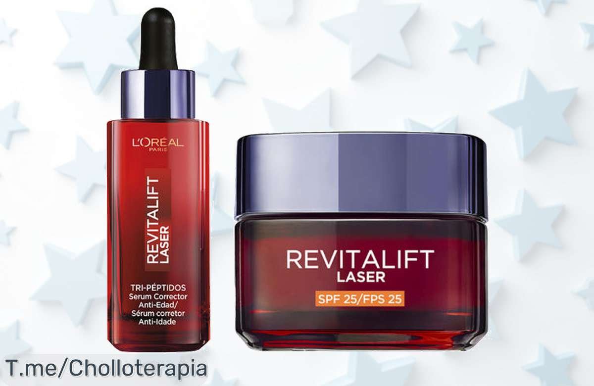 Consigue L’Oréal revitalift láser triple acción con vitamina C y ácido hialurónico en un ofertón único para una piel joven y radiante aprovecha este precio de ganga ya que es por tiempo limitado