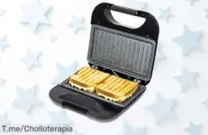 Consigue el Cecotec Rock’nToast Square 750W con piedra para sándwiches perfectos sin aplastar a un precio loco descuento brutal Nunca visto Corre rápido que vuelan estas ofertas de ganga