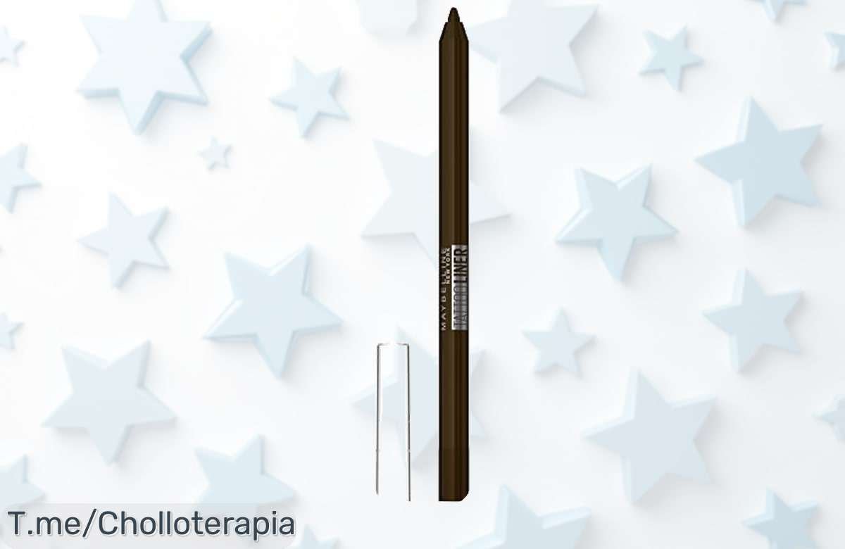 Consigue el Maybelline Tattoo Liner marrón waterproof con un descuento brutal que nunca visto para durar todo el día sin retoques aprovecha este super chollo ya mismo