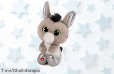 Consigue el burro donki glubschis con esos ojazos irresistibles peluche súper suave que enamora sonrisa inmediata super chollo precio loco no dejes escapar este ofertón limitado