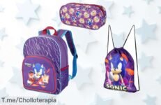 Consigue el conjunto sonic niño con mochila, bolso y carpeta a un precio loco nunca visto ¡ofertón limitado para que tu peque arranque el cole con estilo aprovecha ya este descuento brutal!