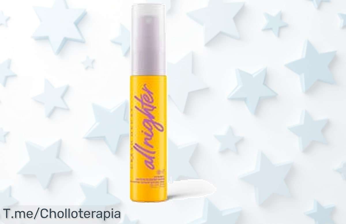 Consigue el fijador All Nighter Vitamin C con un precio de ganga que nunca viste mantiene tu maquillaje y brillo natural ¡ofertón limitado corre por este super chollo!