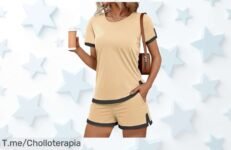 Consigue ya el chándal mujer de verano con bolsillos fresco y moderno en un precio loco descuento brutal nunca visto ¡aprovecha este ofertón único antes que se agote!