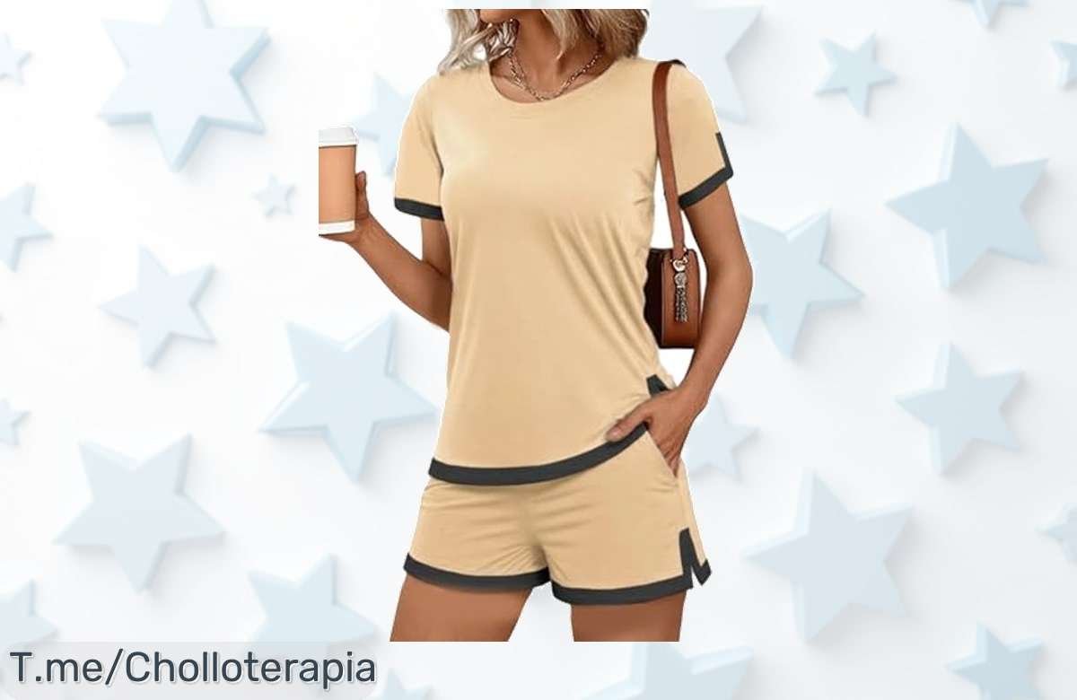 Consigue ya el chándal mujer de verano con bolsillos fresco y moderno en un precio loco descuento brutal nunca visto ¡aprovecha este ofertón único antes que se agote!