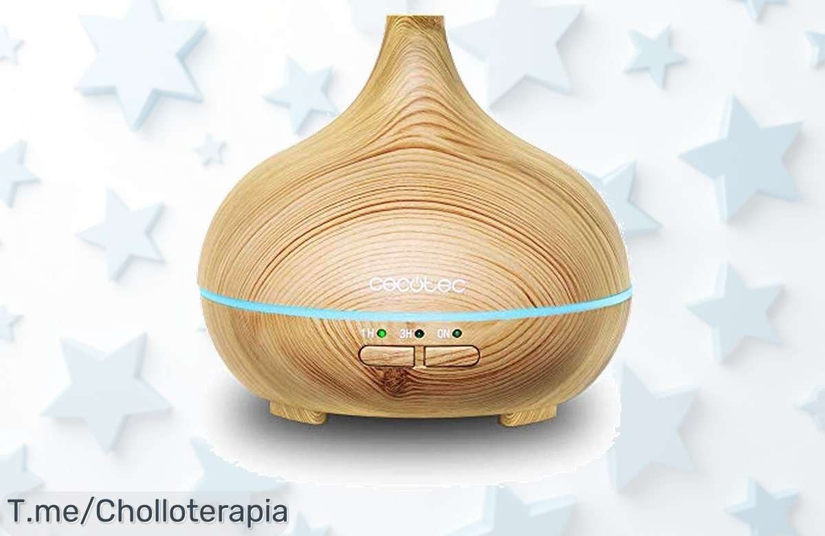 Consigue ya el humidificador ultrasónico con luz nocturna olorosos colores y timer de 3 horas un super chollo con precio loco nunca visto ¡aprovecha este ofertón antes que se acabe!