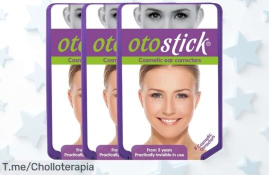 Consigue ya el pack 3 de Otostick con 8 unidades cada uno un corrector estético para orejas que transforma tu estilo rápido en un súper chollo con descuento brutal aprovecha antes que se agoten