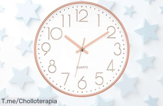 Consigue ya el reloj gigante súper silencioso con precio loco y vista clara desde lejos, concentración garantizada y descuento brutal oferta limitada ¡no lo dejes escapar!