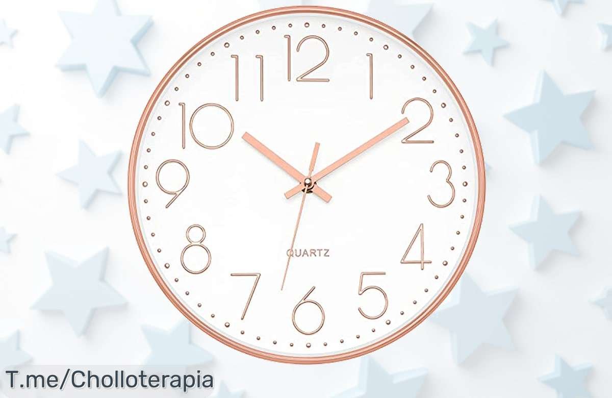 Consigue ya el reloj gigante súper silencioso con precio loco y vista clara desde lejos, concentración garantizada y descuento brutal oferta limitada ¡no lo dejes escapar!
