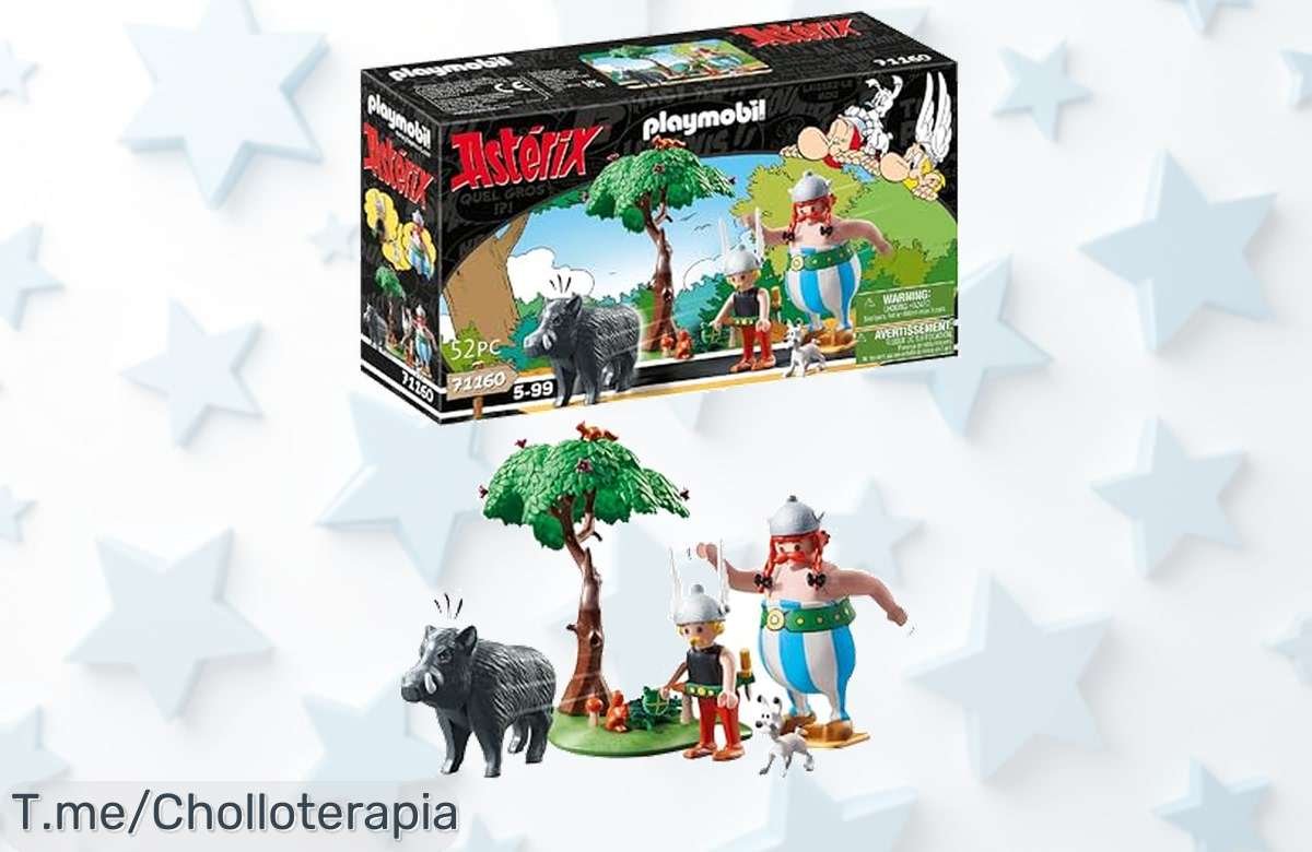 Consigue ya estos figuras icónicas de Astérix y Obélix con un nivel de detalle nunca visto a precio loco que vuela super chollo oferta limitada no la pierdas