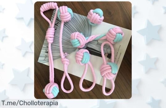 Consigue ya las 6 cuerdas de algodón para perros súper resistentes limpiadores de dientes con un ofertón y descuento brutal que nunca volverá ¡apresúrate antes que se agoten!
