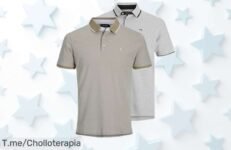 Consigue ya super chollo jacks & jones 2 polos que marcan sin apretar con botón y diseño único disfruta un descuento brutal nunca visto oferta limitada actúa rápido