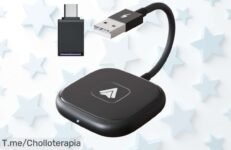 Convierte tu Android Auto en inalámbrico con Karleklumi 5GHz disfruta conexión automática y control total al mejor precio loco nunca visto ¡apresúrate oferta limitada!