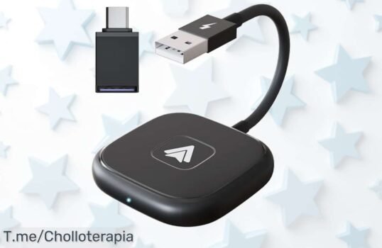 Convierte tu Android Auto en inalámbrico con Karleklumi 5GHz disfruta conexión automática y control total al mejor precio loco nunca visto ¡apresúrate oferta limitada!
