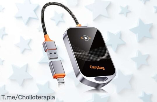 Convierte tu coche en CarPlay inalámbrico sin cables con GlasFlength disfruta del super chollo y descuento brutal que nunca antes viste compra ya esta oferta limitada