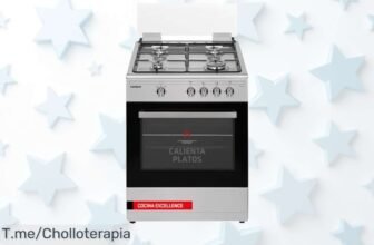 Corbero CCSF60420BX con cuatro fuegos potentes diseño inox top aprovecha este ofertón nunca visto precio de ganga que vuela compra ya antes que se acabe