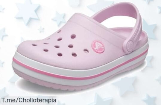 Crocs Crocband para peques rosa ballerina super chollo con suela ultraligera para correr sin parar aprovecha este ofertón y descuento brutal precio de ganga único corre ya