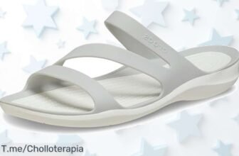 Crocs Swiftwater Sandal mujer con diseño deportivo y resistencia al agua es el ofertón del momento aprovecha este descuento brutal a precio de ganga ¡últimas unidades no te lo pierdas!