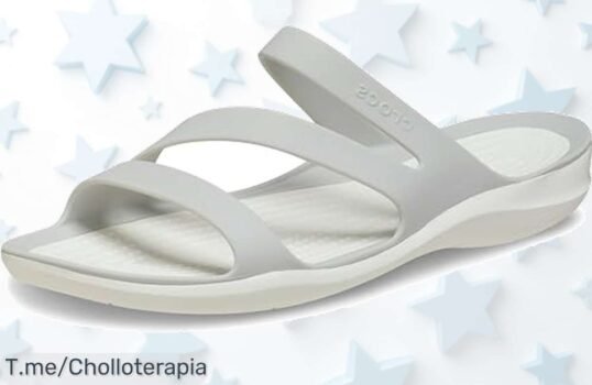 Crocs Swiftwater Sandal mujer con diseño deportivo y resistencia al agua es el ofertón del momento aprovecha este descuento brutal a precio de ganga ¡últimas unidades no te lo pierdas!
