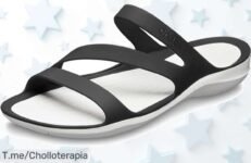 Crocs Swiftwater mujer en precio loco suela EVA súper resistente sin cordones para máxima comodidad super chollo único y descuento brutal oferta limitada corre ya