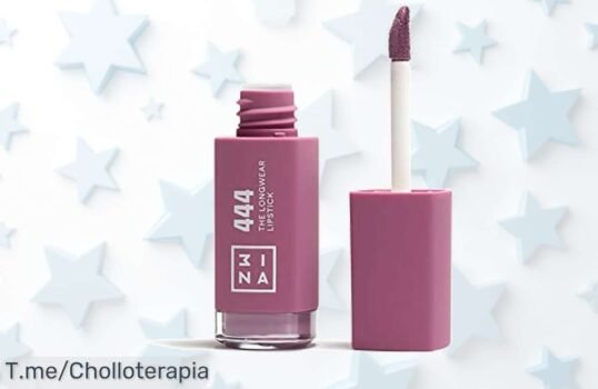 Descubre 3INA longwear lila intenso con duración todo el día y labios hidratados precio loco descuento brutal nunca visto aprovecha este ofertón ya