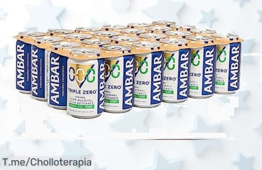 Descubre Ambar Triple Zero sin alcohol ni azúcar con sabor que flipa disfruta este super chollo alucinante nunca visto corre antes que se agote