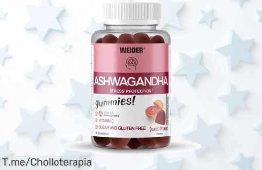 Descubre Ashwaghandha KSM66 gomitas sabor naranja con descuento brutal para reducir estrés y mejorar tu sueño no dejes pasar este ofertón precio loco solo por tiempo limitado actúa ya