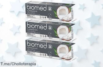 Descubre Biomed Superwhite pasta de dientes con coco elimina placa fortalece esmalte sonrisa dura y fresca precio loco super chollo limitado ¡compra ya!