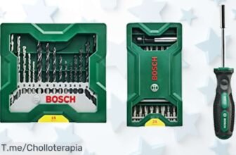 Descubre Bosch Mini XLin 41 piezas con destornillador y soporte magnético cambio rápido precio loco nunca visto oferta limitada ¡aprovecha este ofertón ya!