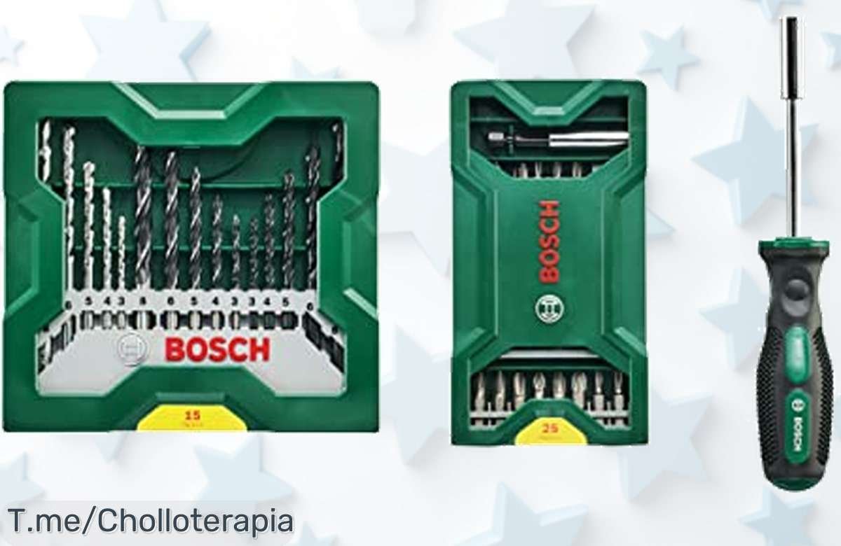 Descubre Bosch Mini XLin 41 piezas con destornillador y soporte magnético cambio rápido precio loco nunca visto oferta limitada ¡aprovecha este ofertón ya!