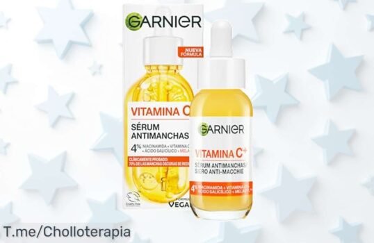 Descubre Garnier SkinActive Vitamina C el super chollo que borra hasta 70% manchas en 5 días con fórmula patentada precio loco y descuento brutal ¡aprovecha ya antes que acabe!