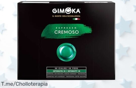 Descubre Gimoka Espresso crema intenso y suave en cápsulas compatibles con Nespresso calidad pro a precio loco disfruta este ofertón con descuento brutal antes que se acabe compra ya