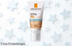Descubre La Roche Posay Anthelios Spf50+ con color la crema hidratante que protege y embellece tu piel al instante con un ofertón y precio de ganga corre antes que se acabe