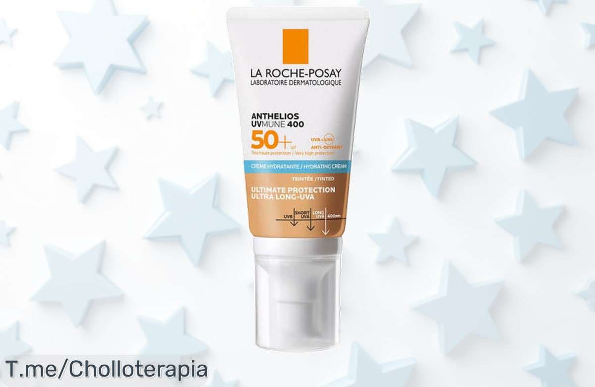 Descubre La Roche Posay Anthelios Spf50+ con color la crema hidratante que protege y embellece tu piel al instante con un ofertón y precio de ganga corre antes que se acabe