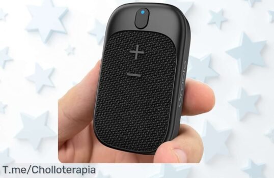 Descubre Oraolo altavoz bluetooth portátil con clip impermeable y micrófono integrado un super chollo con descuento brutal nunca visto compra ya antes que se agote este ofertón único