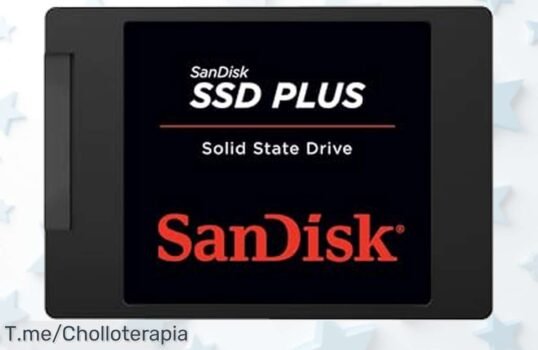 Descubre SanDisk SSD Plus 1 TB con súper velocidad nunca vista que hará volar tu PC a precio loco oferta brutal limitada ¡compra ya este super chollo!
