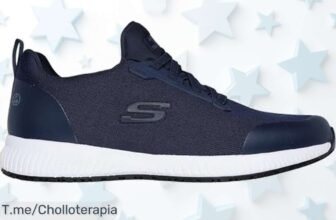 Descubre Skechers Squad Sr Myton sin cordones con suela antideslizante el ofertón en precio loco que nunca viste corre antes de que se acabe este super chollo