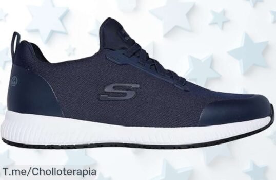 Descubre Skechers Squad Sr Myton sin cordones con suela antideslizante el ofertón en precio loco que nunca viste corre antes de que se acabe este super chollo
