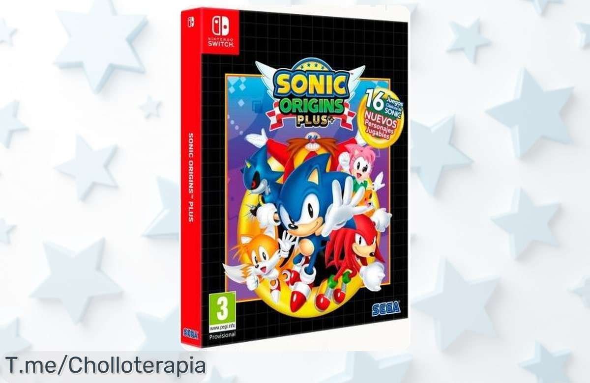 Descubre Sonic Origins Plus para Nintendo Switch con un descuento brutal precio de ganga y todas las aventuras clásicas en un solo juego aprovecha este ofertón único antes que se acabe
