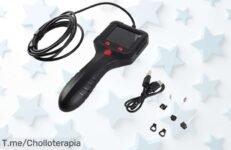 Descubre Zerodis endoscopio portátil con pantalla HD para ver en la oscuridad precio loco y descuento brutal que no dura compra ya este ofertón nunca visto antes