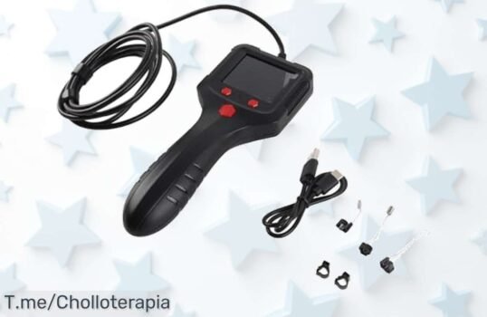 Descubre Zerodis endoscopio portátil con pantalla HD para ver en la oscuridad precio loco y descuento brutal que no dura compra ya este ofertón nunca visto antes