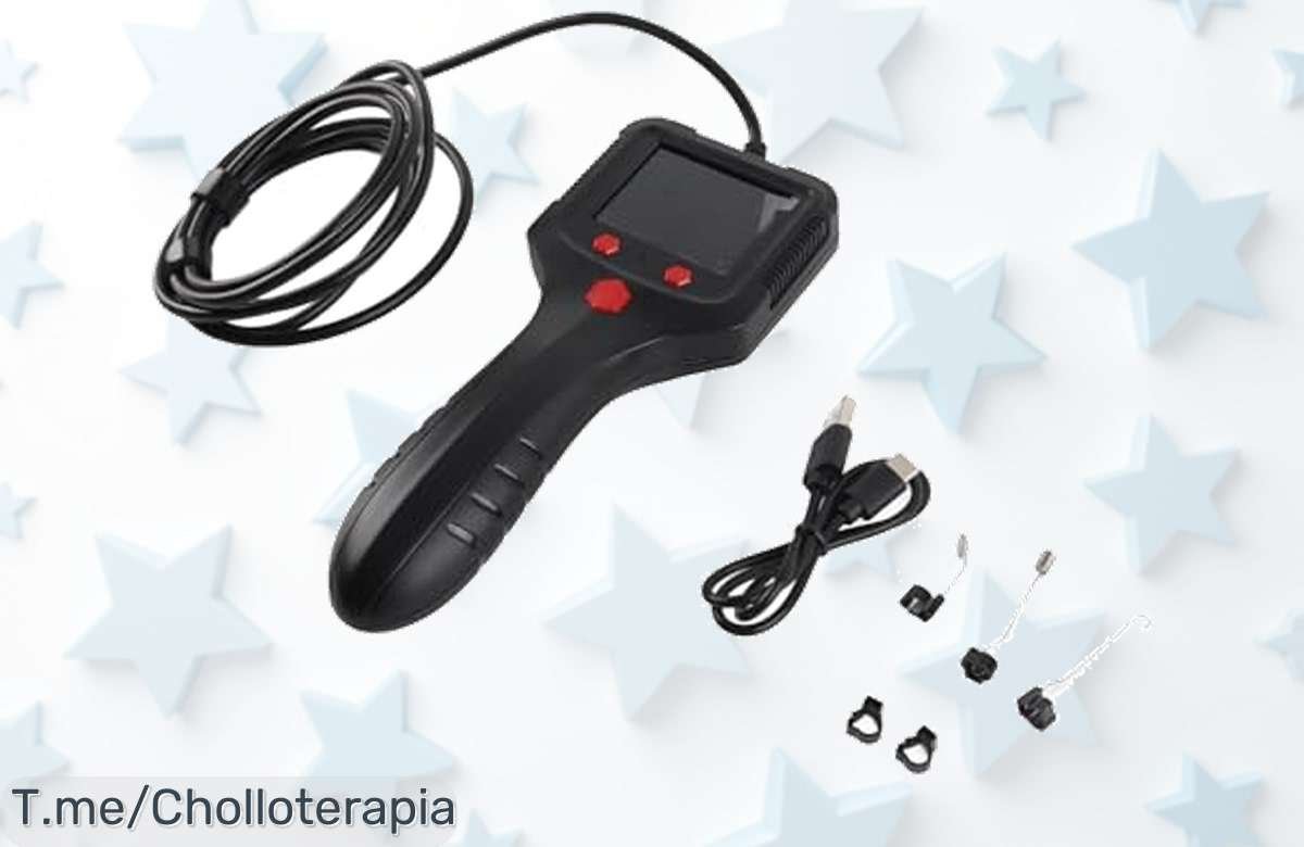Descubre Zerodis endoscopio portátil con pantalla HD para ver en la oscuridad precio loco y descuento brutal que no dura compra ya este ofertón nunca visto antes